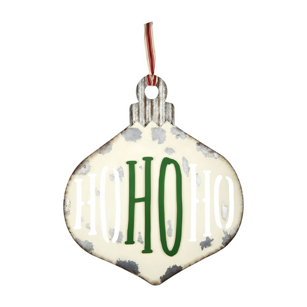 MUD PIE HO HO HO ORNAMENT DOOR HANGER