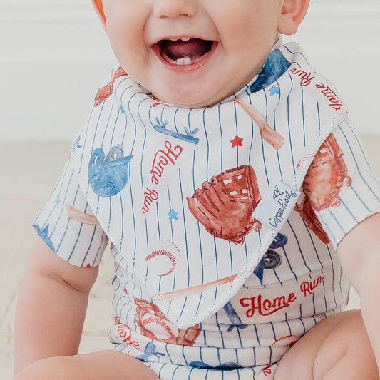 Copper Pearl 4 Pack Baby Bandana Bibs - All Star