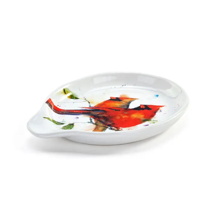 Demdaco Cardinal Pair Oval Spoon Rest