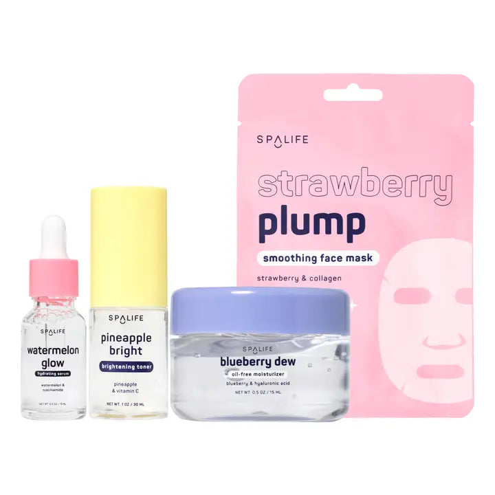 My Spa Life Christmas Holiday Glow Goals Skincare Gift Set – 4pc
