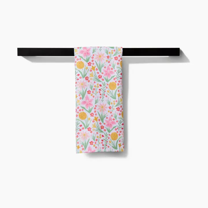 Geometry Garden of Light Tea Towel