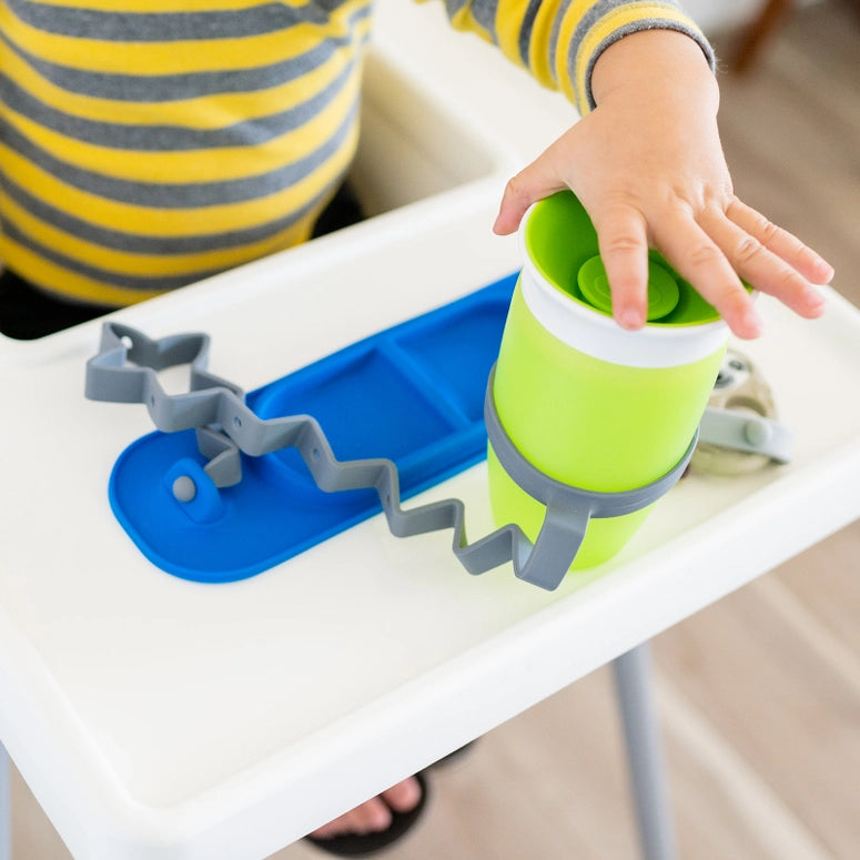 Busy Baby Bottle Bungee-Pewter