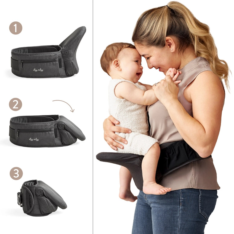 Itzy Ritzy Hold & Fold™ - Hip Seat Carrier