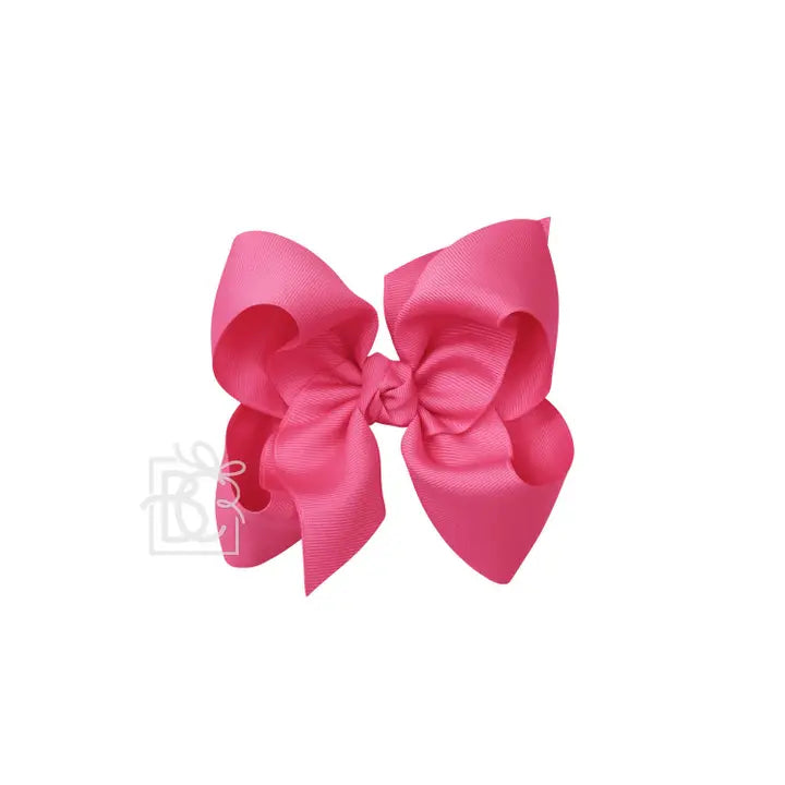 Beyond Creations Signature Grosgrain Bow On Clip