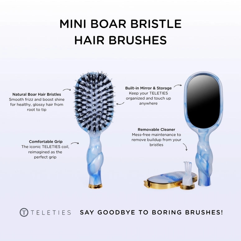 Teleties Mini Boar Brush | Tide & True