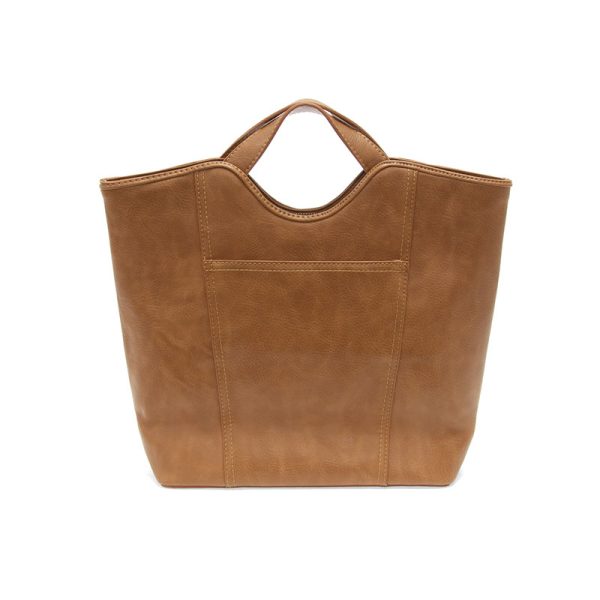 Joy Susan Emily Double Zip Tote-Hazelnut