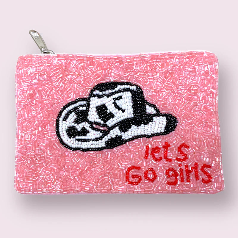 Viola Let's Go Girls Seed bead Coin Purse