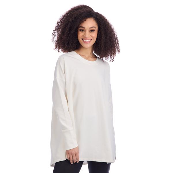 MUD PIE LIBBA SWING HEM TOP-LIGHT BEIGE