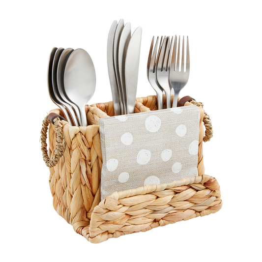 MUD PIE HYACINTH UTENSIL NAPKIN HOLDER