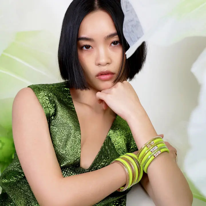 BuDhaGirl Three Kings All Weather Bangles® (Awb®) - Wasabi