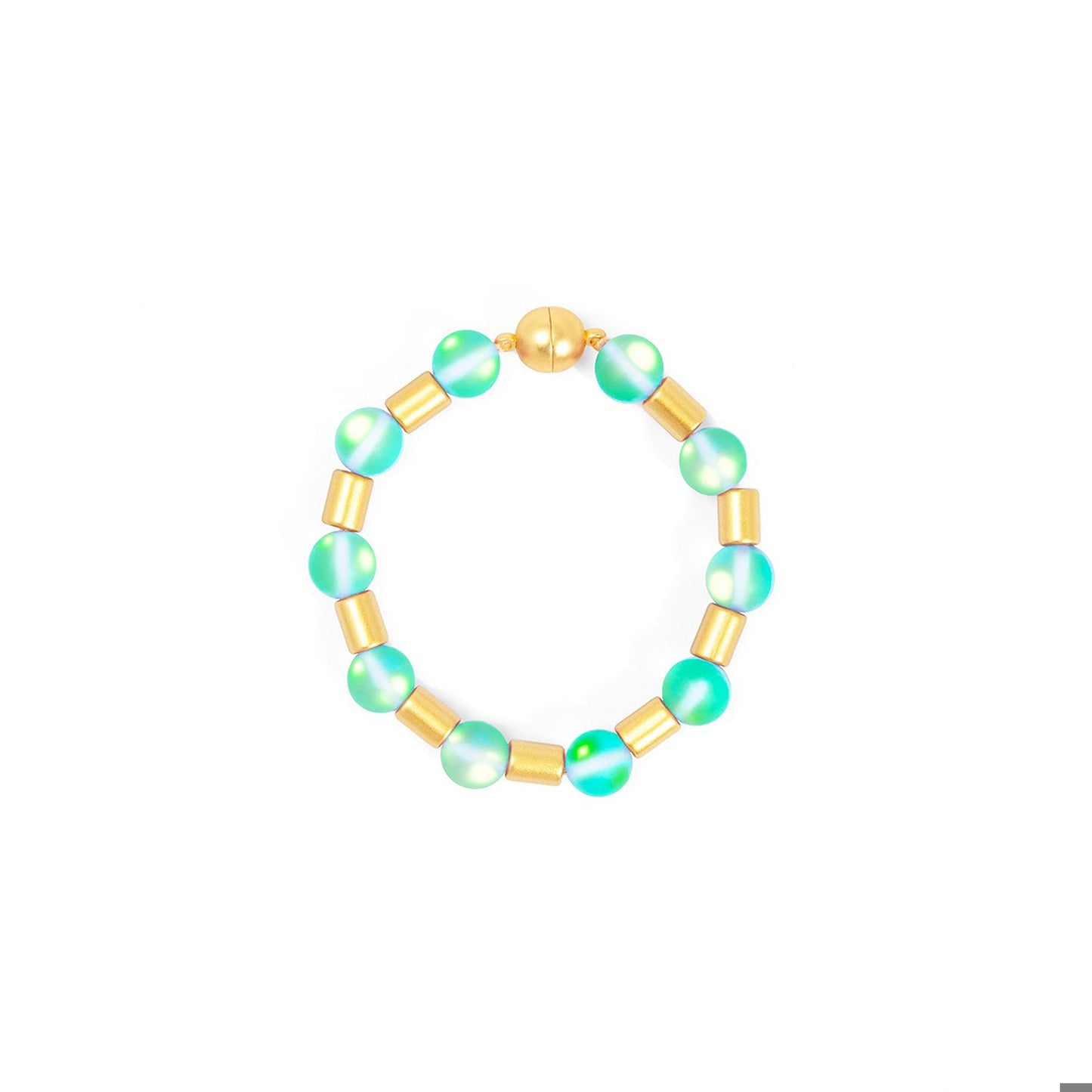 ZENZII Glow Beads Magnet Bracelet-Green