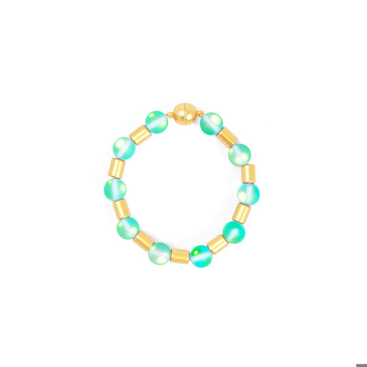 ZENZII Glow Beads Magnet Bracelet-Green