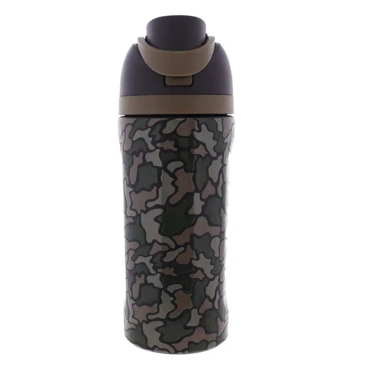 Jane Marie Kids Shadow Ops 16 oz. Water Bottle with Straw Cap