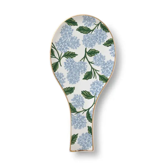 Rifle Paper Co. Hydrangea Porcelain Spoon Rest