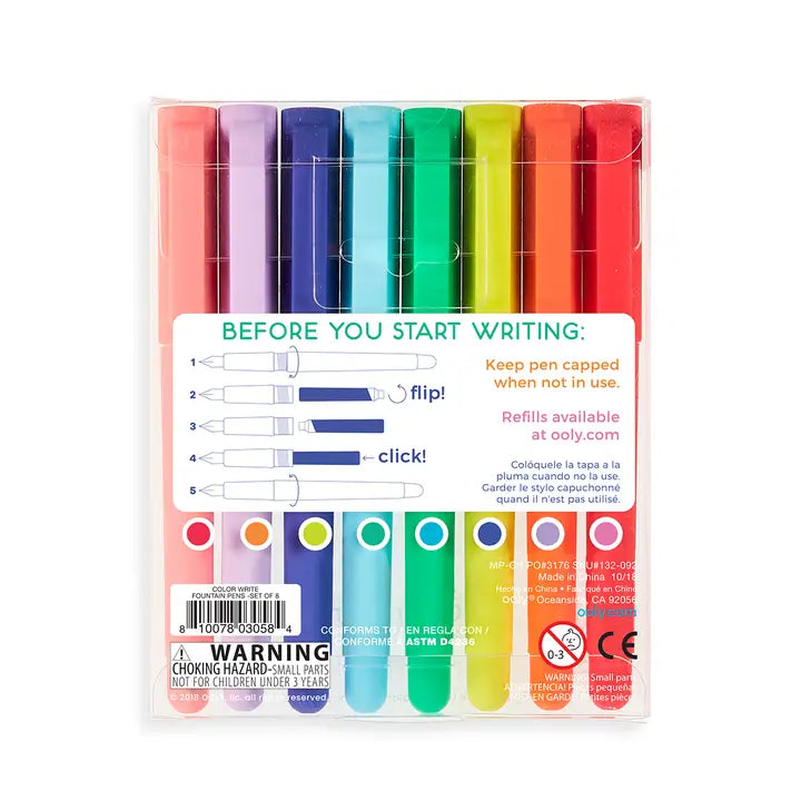 Ooly Color Write Fountain Pens
