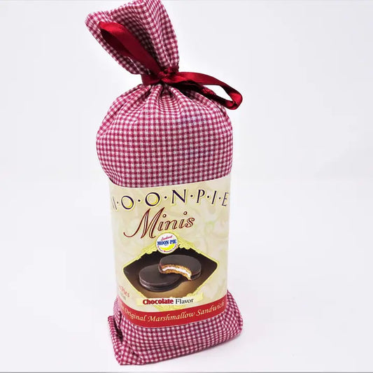 Moonpie Gingham Gift Bag-Chocolate Minis