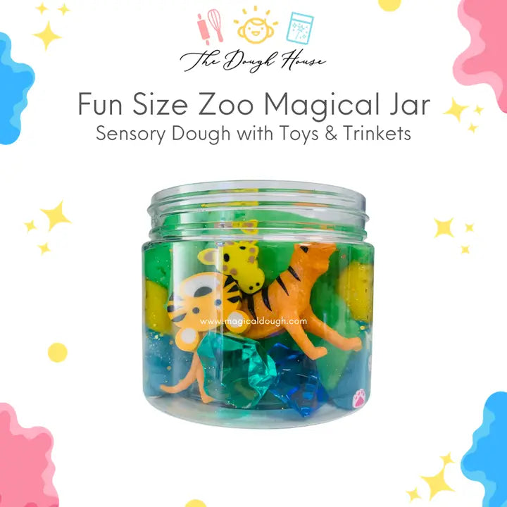 The Dough House Fun Size Zoo Magical Jars