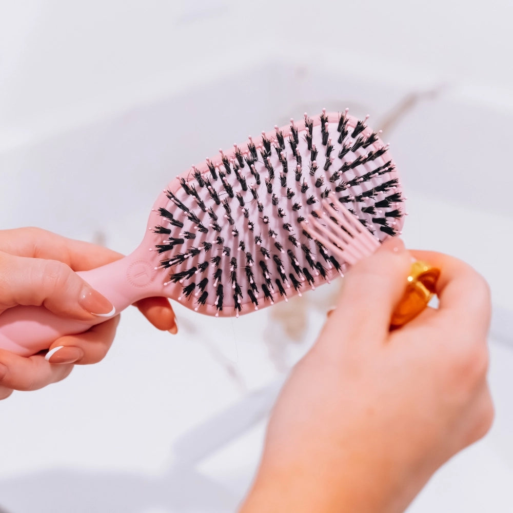 Teleties Boar Brush | Bubblegum Pink