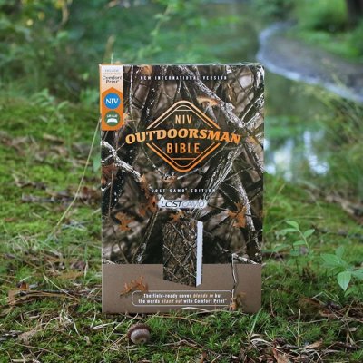 NIV Outdoorsman Bible, Comfort Print--soft leather-look, camouflage