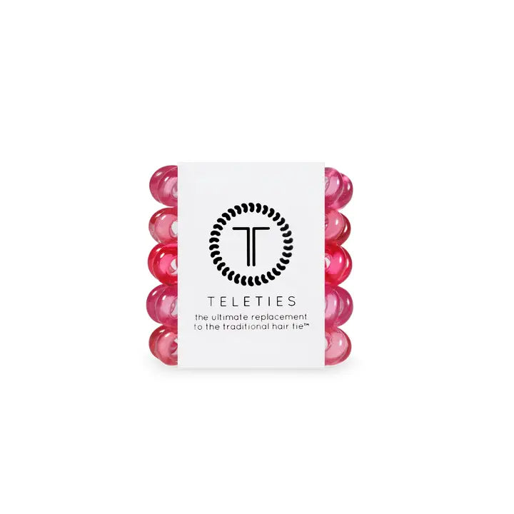 Teleties Spiral Hair Coil | Tiny | Blushing