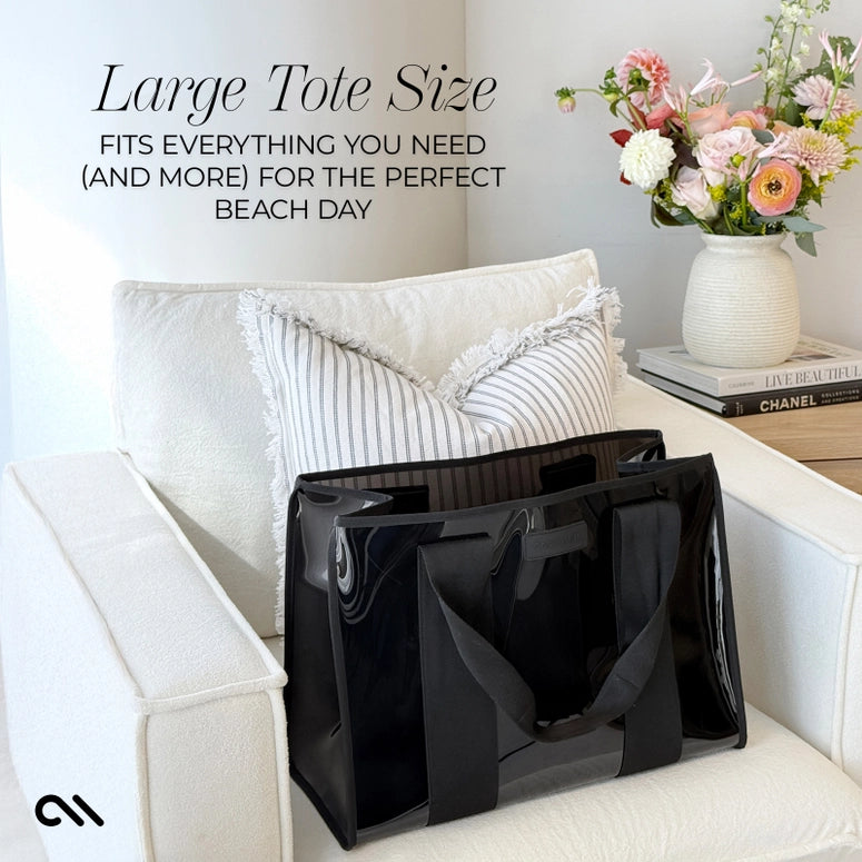 Case-Mate Midnight Black Jelly Tote Bag