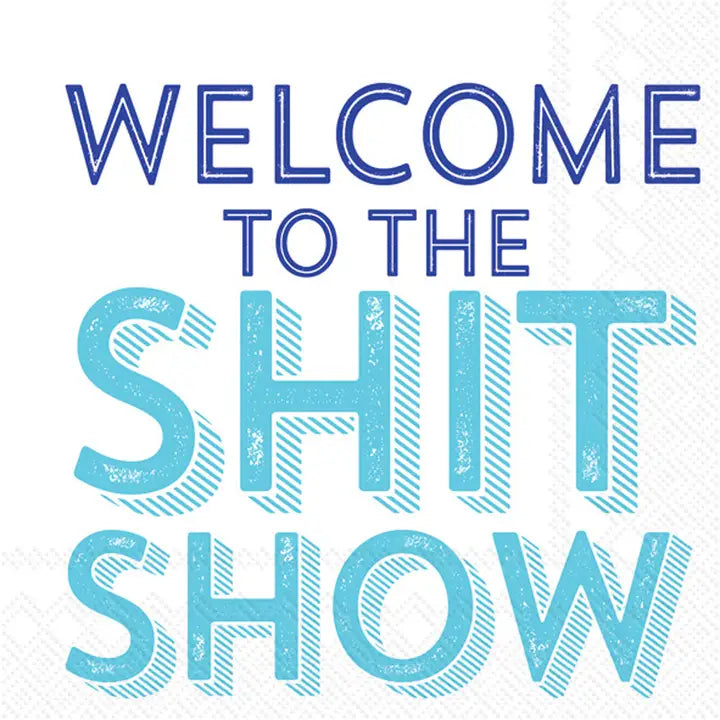 Paper Cocktail Napkins Pack of 20 Shit Show