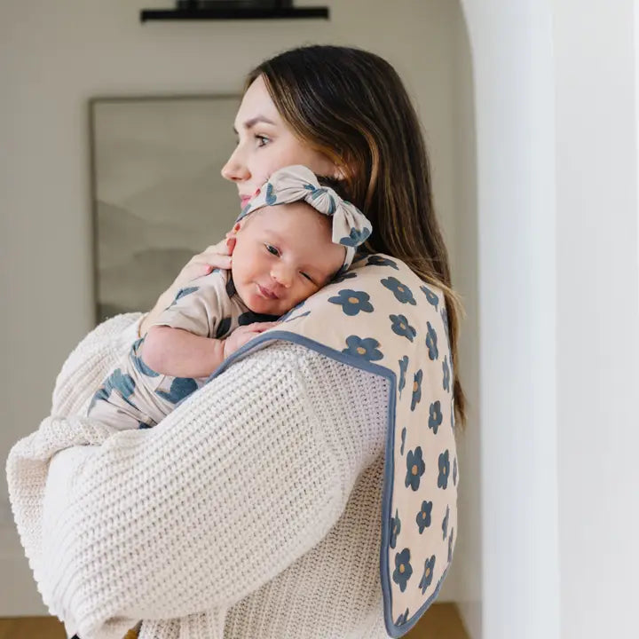 Copper Pearl Premium Burp Cloths - Gemma in Tan