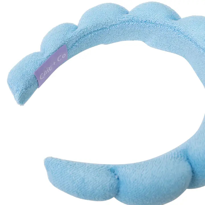 Cait + Co Plush Spa Headband - Sapphire | Gem Collection