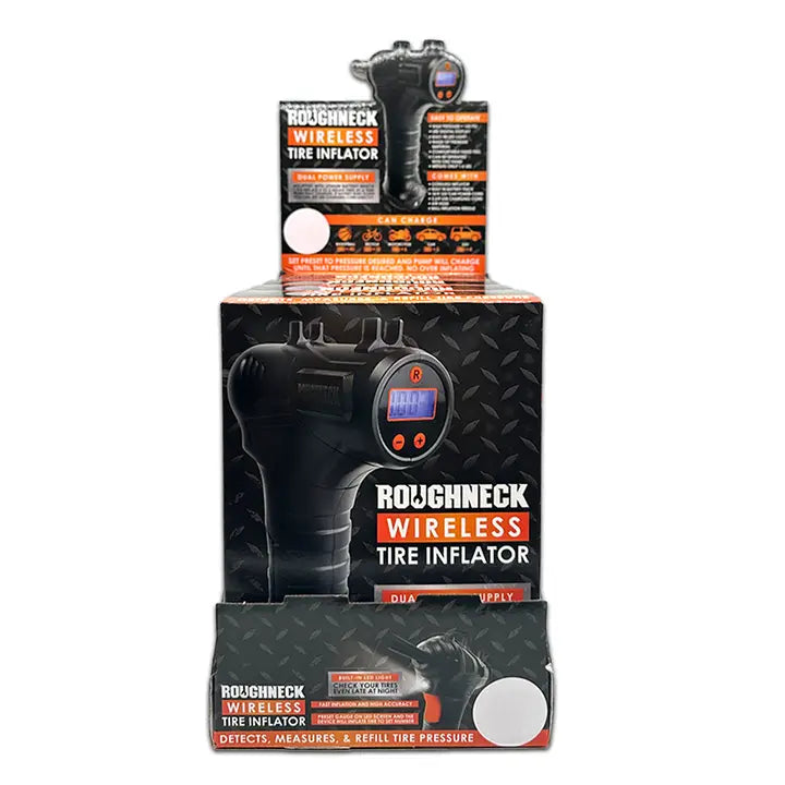 Roughneck Wireless Car Tire Inflator W/Led Light