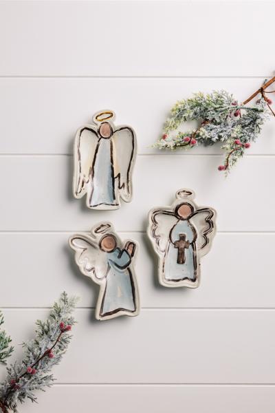 MUD PIE SIDEWAYS ANGEL TIDBIT DISH