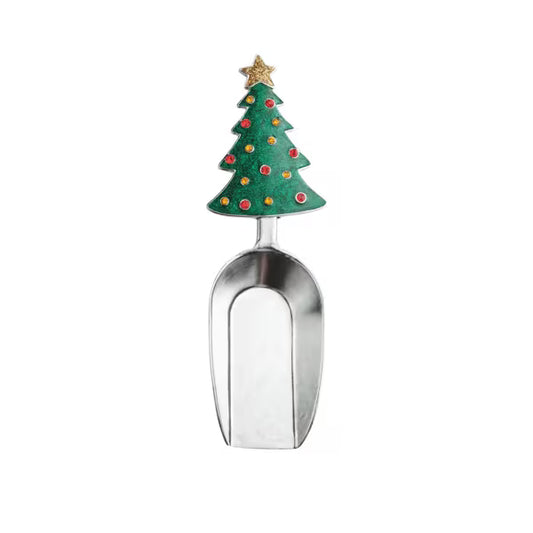 MUD PIE CHRISTMAS TREE RHINESTONE ICE SCOOP