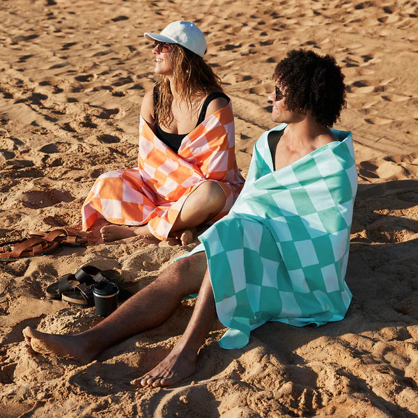 Dock & Bay Quick Dry Towels - Groovy Check - GRS Certified-XL