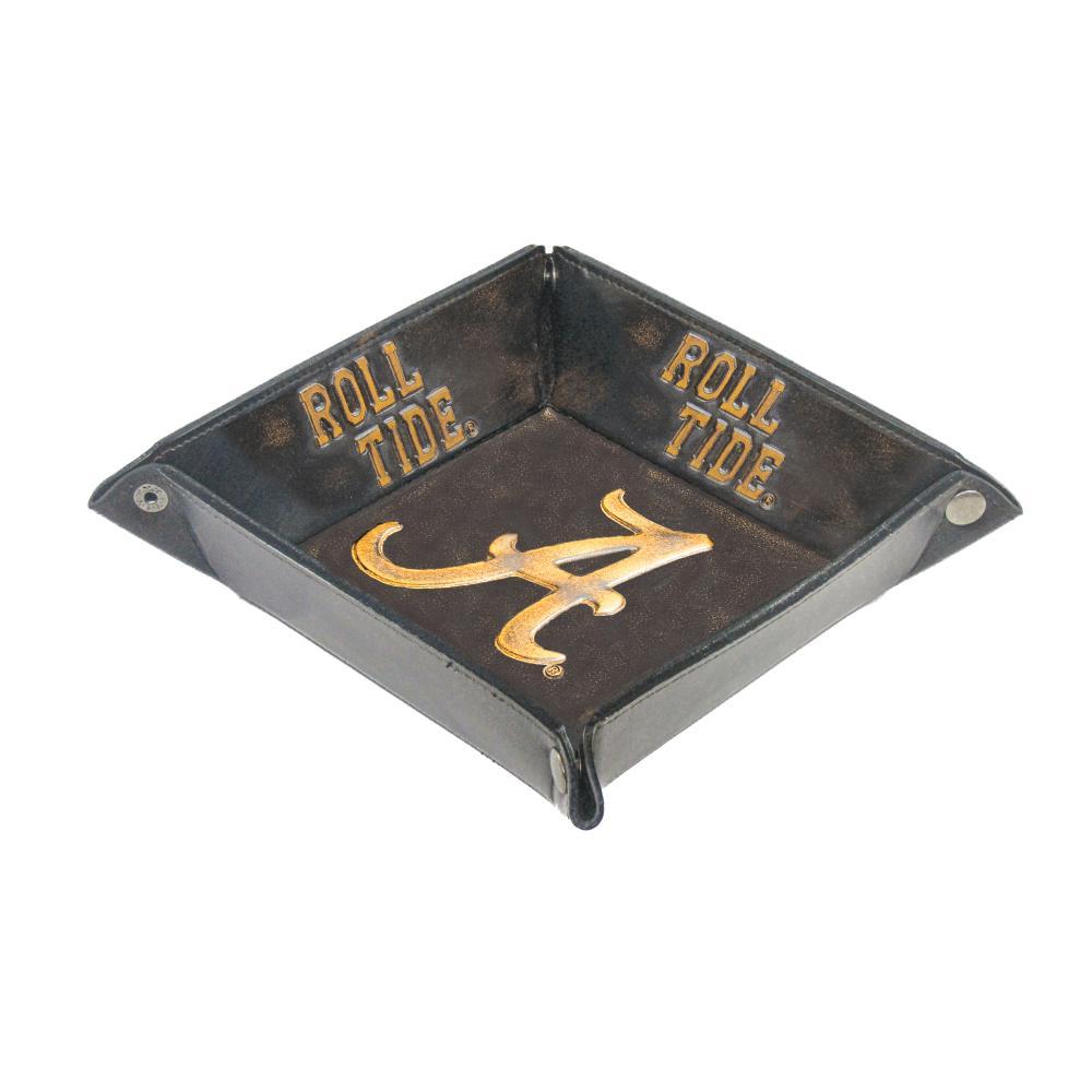 Alabama Zep-Pro Burnished Leather Valet Tray