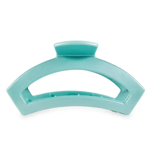 Teleties Open Hair Clip | Large | Totally Turquoise