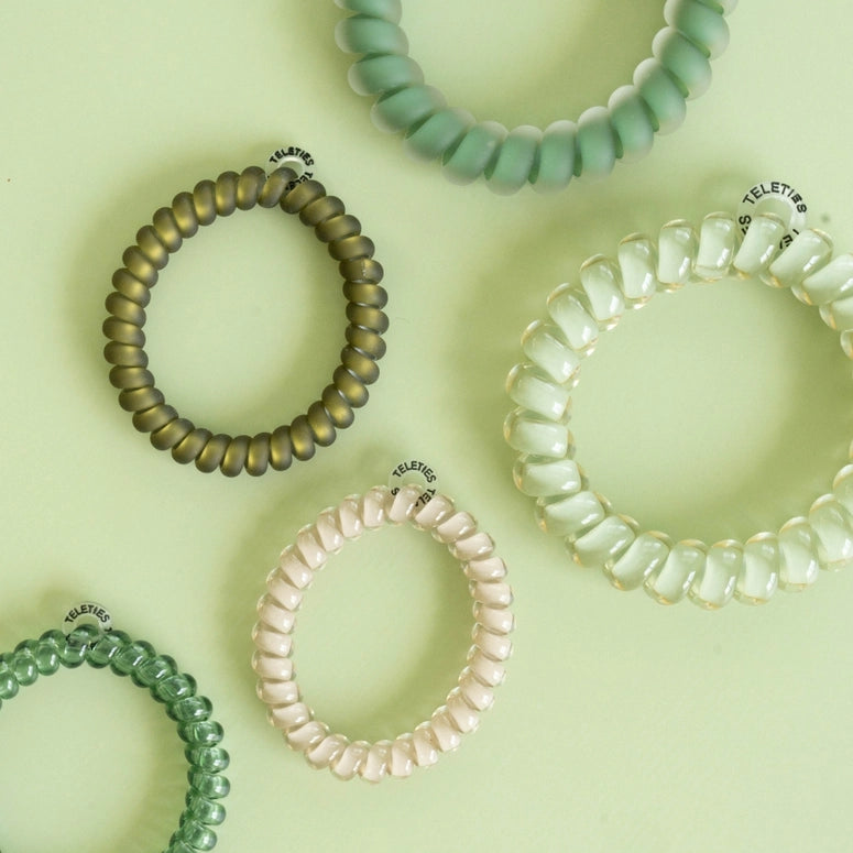 Teleties Mossy Moments Mixed Hair Ties