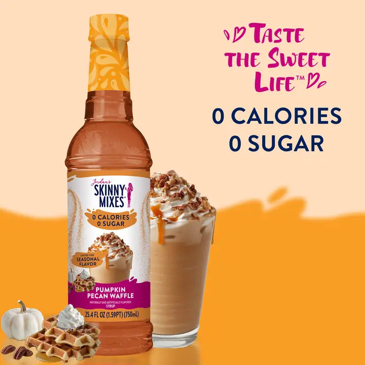 Jordan's Skinny Mixes Sugar Free Pumpkin Pecan Waffle Syrup