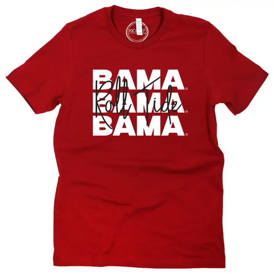Game Time Tee- Collegiate Licensed- University of Alabama