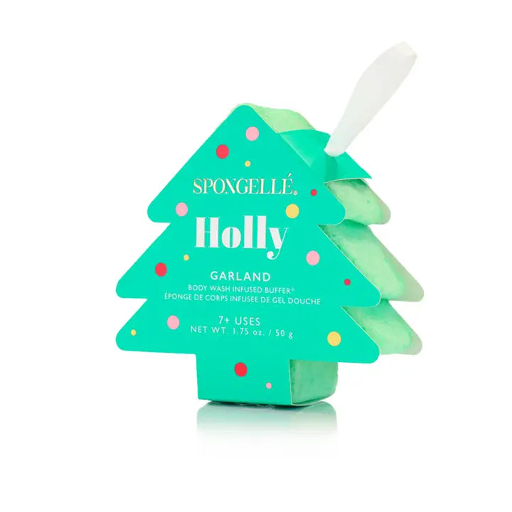 Spongelle Holly - Garland Holiday Tree Buffer