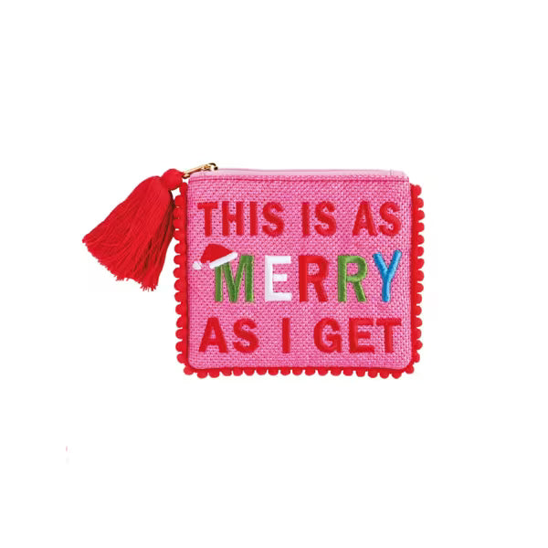 MUD PIE MERRY POM POUCH