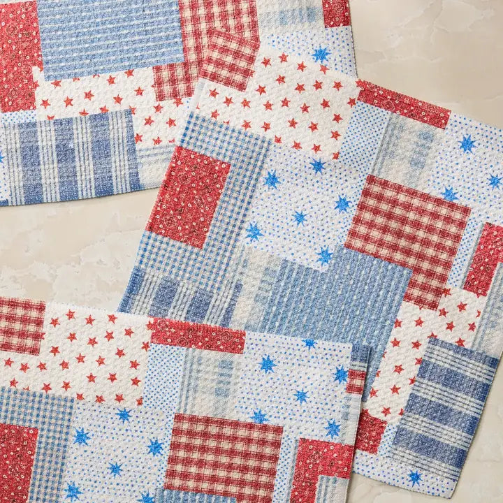 Geometry Stars and Stitches Dishcloth Set