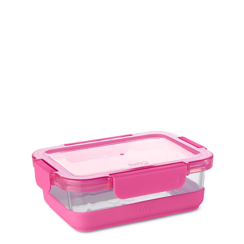 Swig Life Pink 3pc Glass Food Storage Set (Medium)