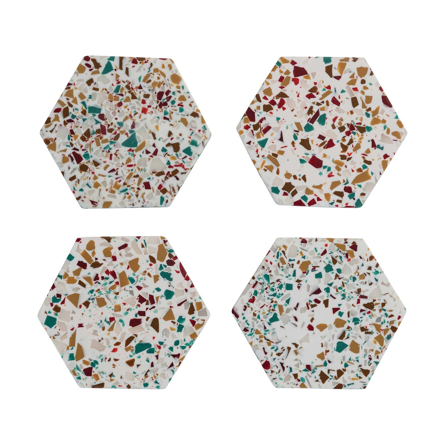 HAZEL MAZEL S/4 4"L x 4"W Hexagon