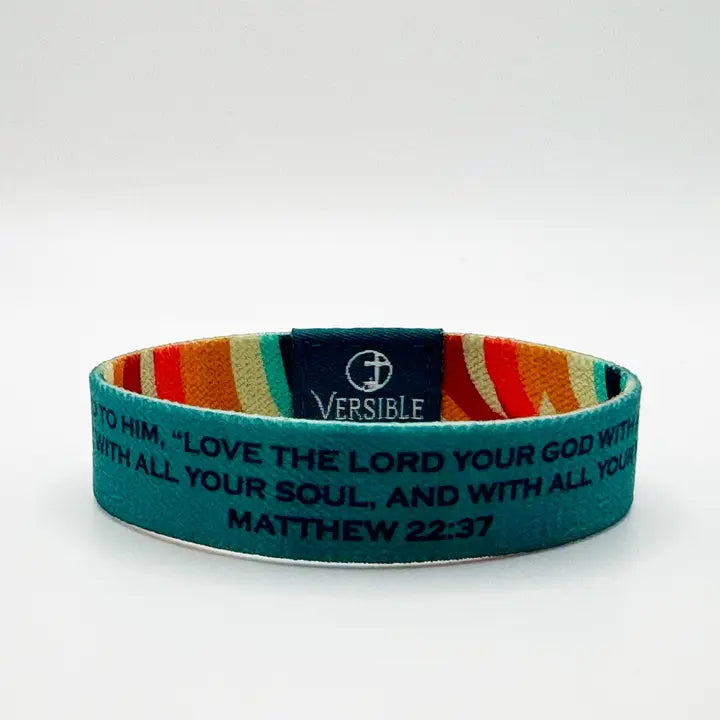 Versible Vibrations / Matthew 22:37 Wristband