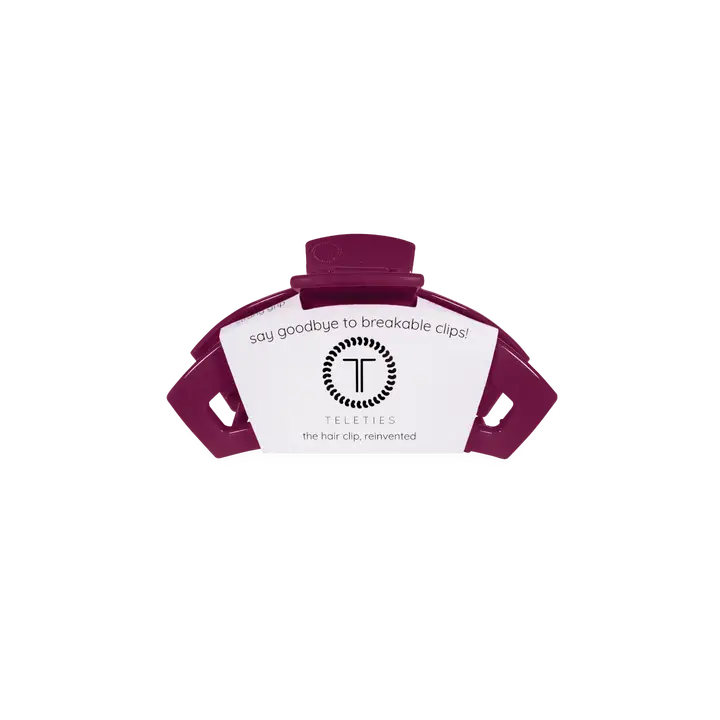 Teleties Open Mulberry Tiny Hair Clip
