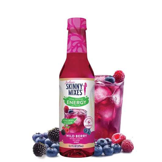 Jordan's Skinny Mixes Sugar Free Wild Berry Energy Syrup