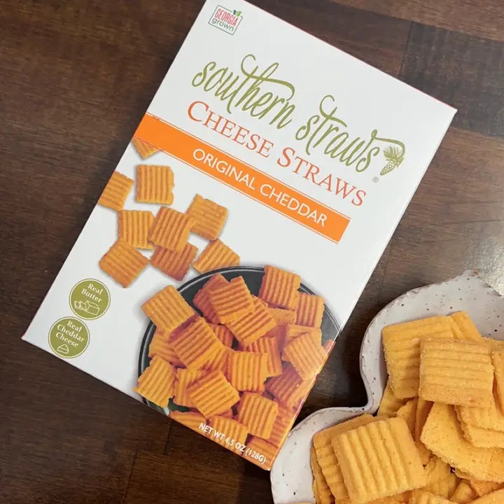 Southern Straws Cheese Straws 4.5 oz. Box - Original (New Size Packaging)