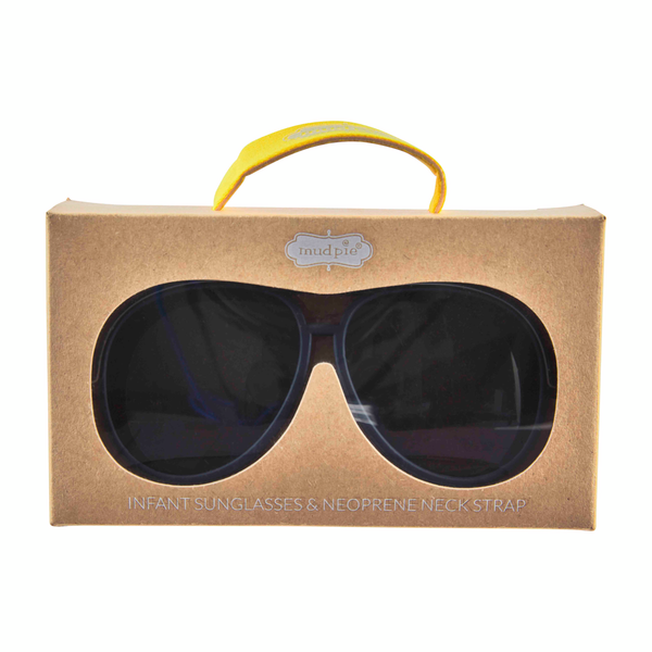 MUD PIE NAVY TODDLER AVIATOR SUNGLASSES