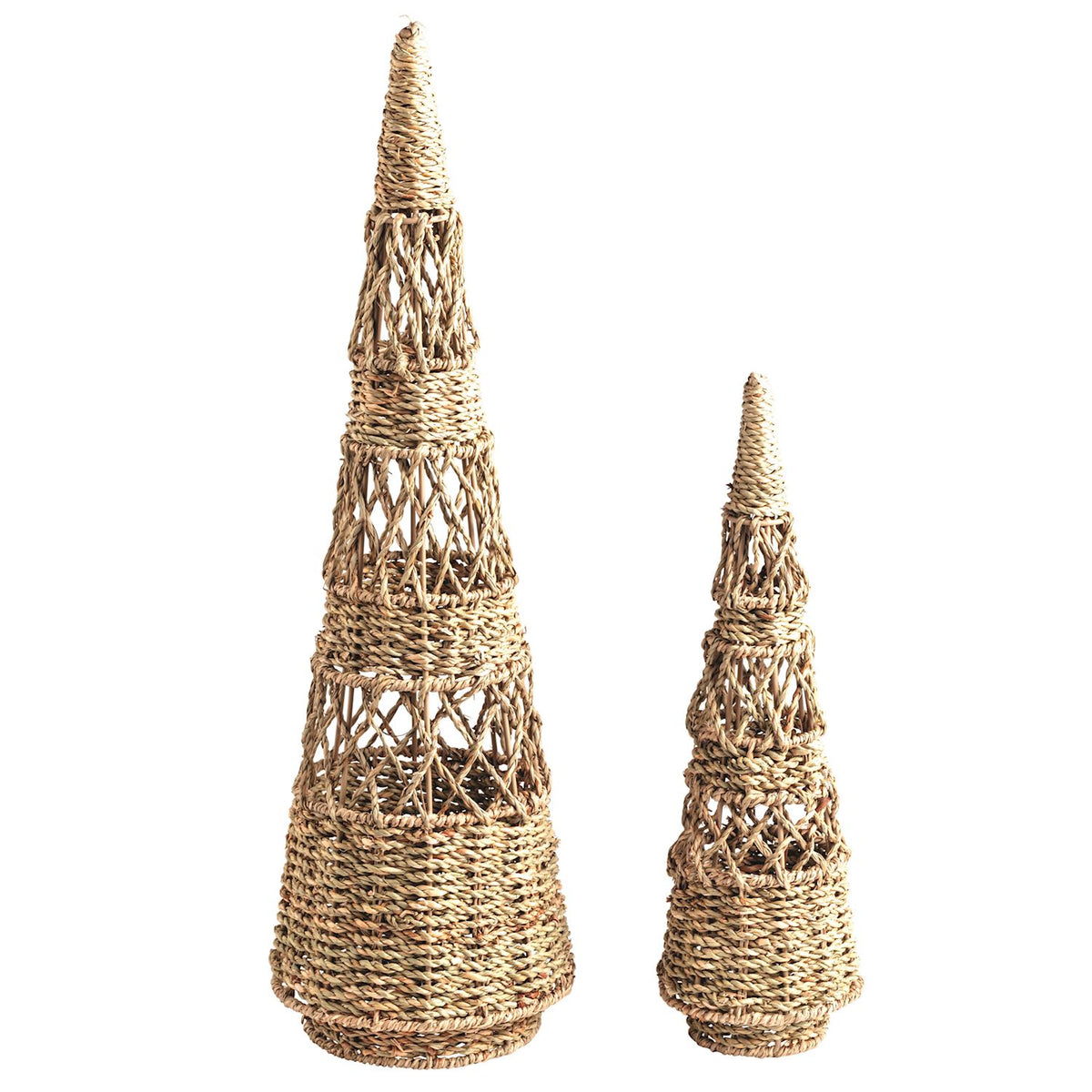MUD PIE WOVEN TREE SET