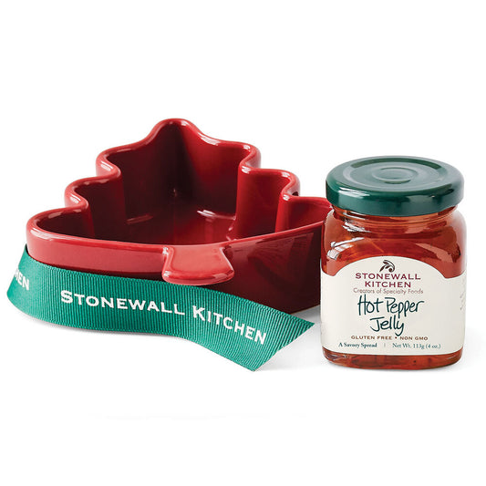 Stonewall Kitchen Hot Pepper Jelly Tree Ramekin Gift