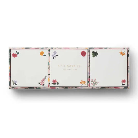 Rifle Paper Co. Dahlia Notepad Trio